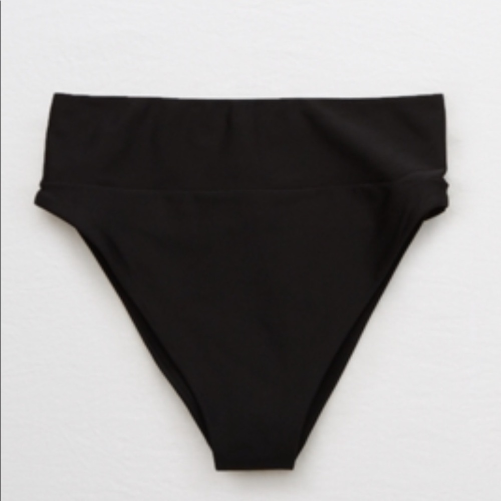 Aerie high cut cheeky bikini bottom